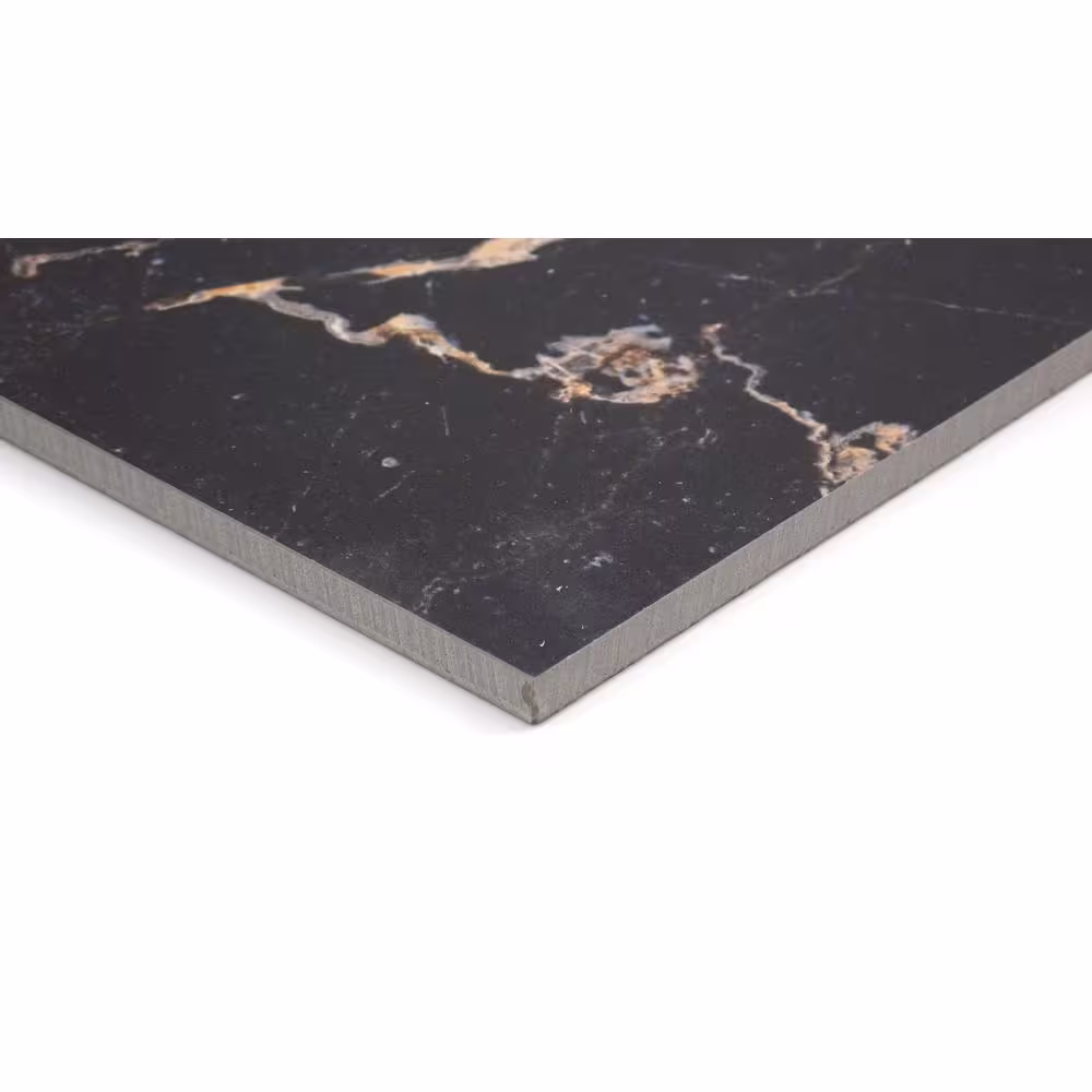 EMSER TILE Parkview Brown 23.62 in. x 47.24 in. Polished Porcelain Field Tile