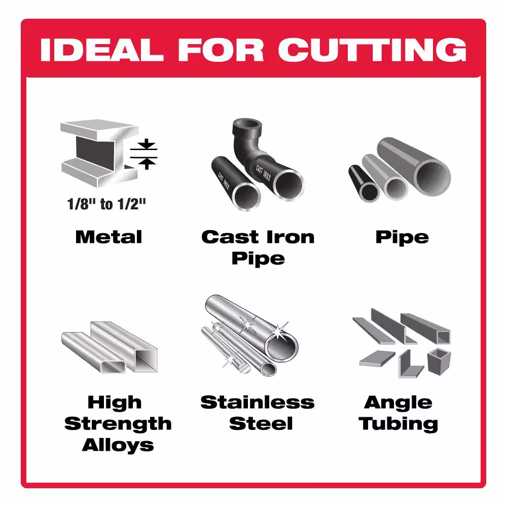 DIABLO 6 in. 8 TPI Steel Demon Carbide Reciprocating Saw Blade for Thick Metal Cutting