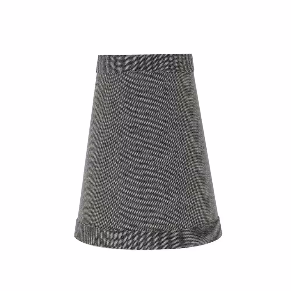 Aspen Creative Corporation 4 in. x 5 in. Grey Hardback Empire Lamp Shade (6-Pack)