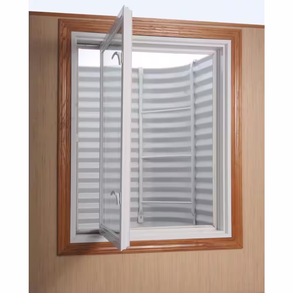 SHAPE PRODUCTS 60 in. W x 36 in. D x 36 in. H White Steel Egress Window Well