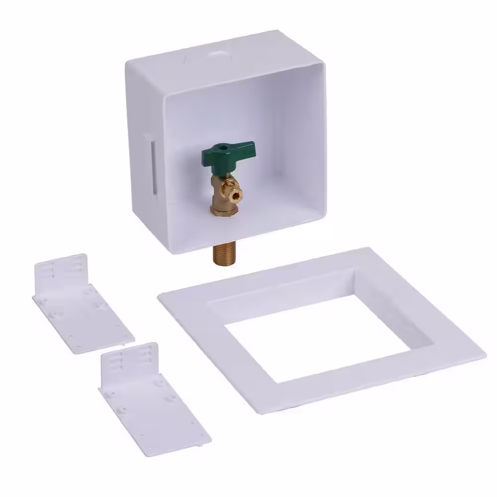 Oatey 1/2 in. Copper Sweat Compression Ice Maker Outlet Box