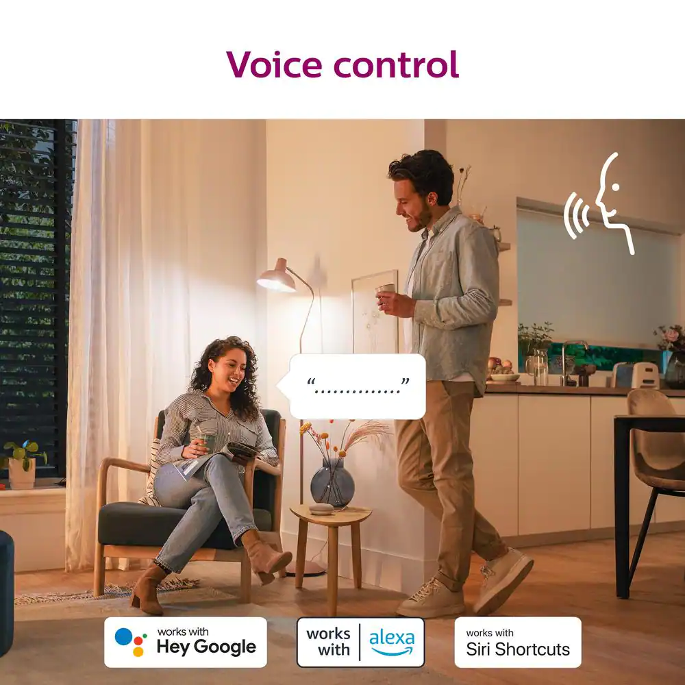 Philips 60-Watt Equivalent ST19 Smart Wi-Fi LED Vintage Edison Tuneable White Light Bulb Powered by WiZ with Bluetooth (4-Pack)