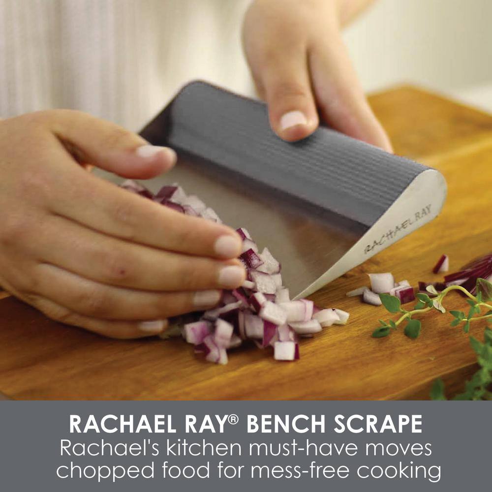 Rachael Ray Tools and Gadgets Sea Salt Gray 3-Piece Kitchen Prep Set