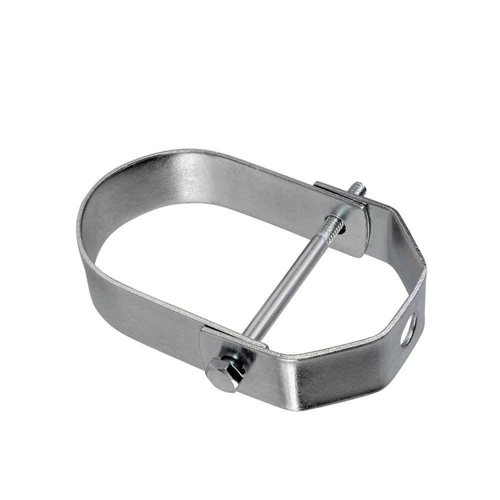 The Plumber's Choice 3 in. Clevis Hanger for Vertical Pipe Support in Light Duty Electro Galvanized Steel