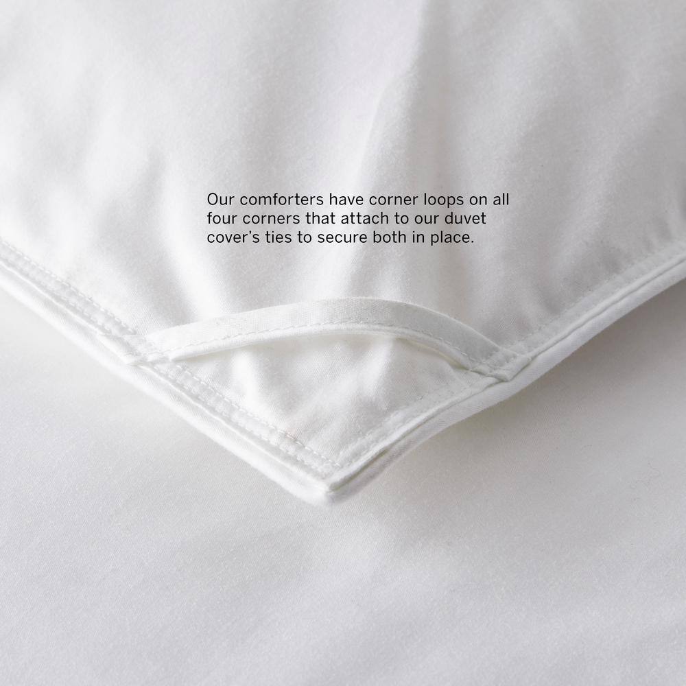 The Company Store LaCrosse LoftAIRE Medium Warmth Sage Recycled Fill Twin Down Comforter