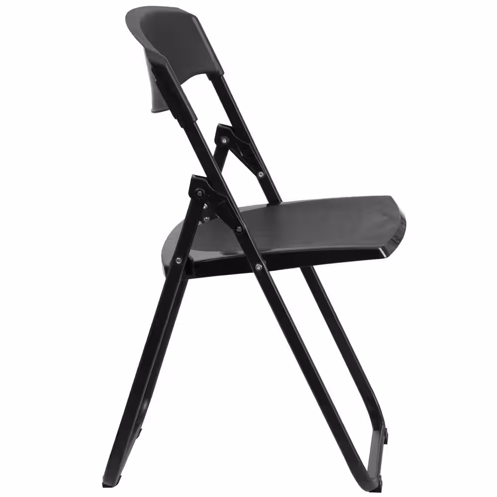 Carnegy Avenue Black Metal Folding Chair (Set of 6)