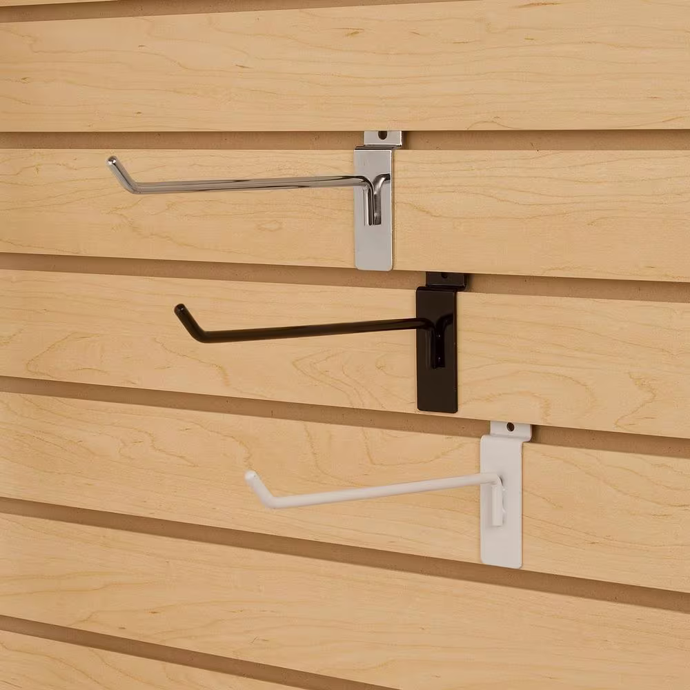 Econoco 10 in. Black Hook for Gridwall (Pack of 96)