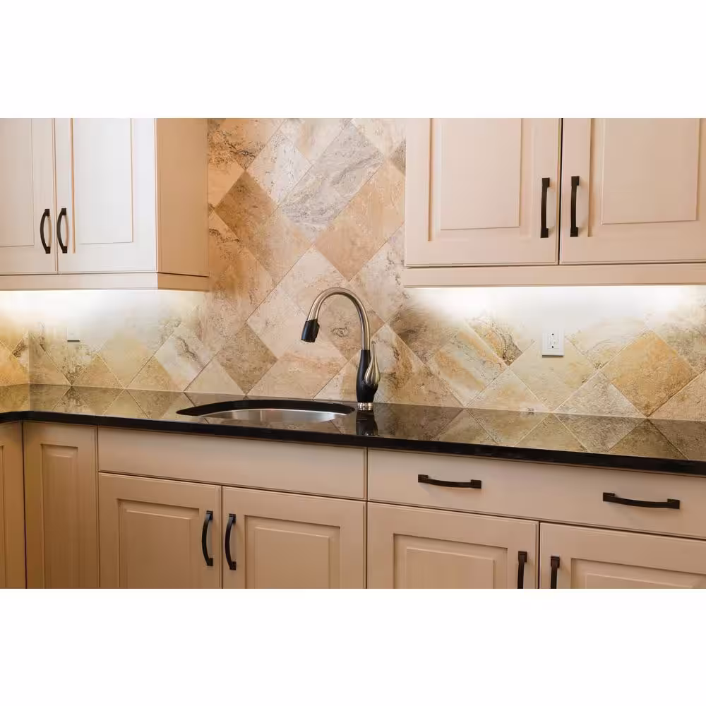 Juno Contractor Select UCES 18 in. White LED Direct Wire Under Cabinet Light Switchable CCT 646 Lumens 2700K 3000K 3500K
