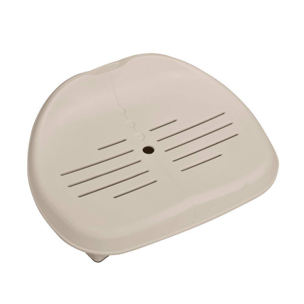 Intex Slip Resistant Spa Seat (4-Pack) and Cup Holder and Refreshment Tray (2-Pack)
