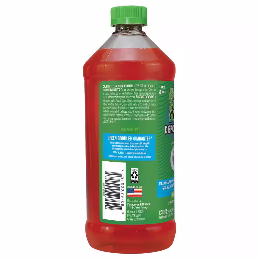 Green Gobbler 32 oz Refresh Garbage Disposal, Drain Cleaner and Deodorizer (6 Pack)