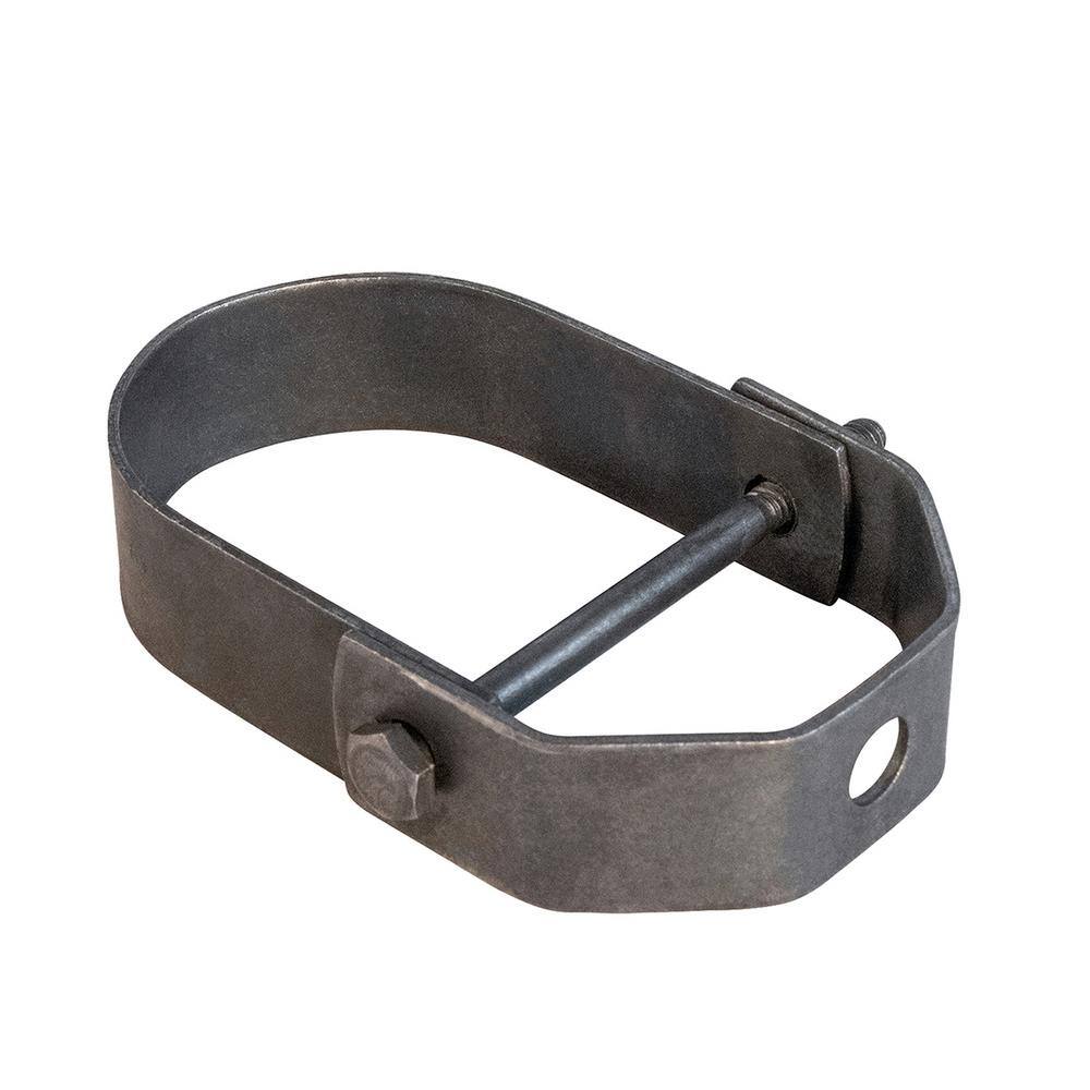 The Plumber's Choice 4 in. Clevis Hanger for Vertical Pipe Support in Standard Uncoated Steel