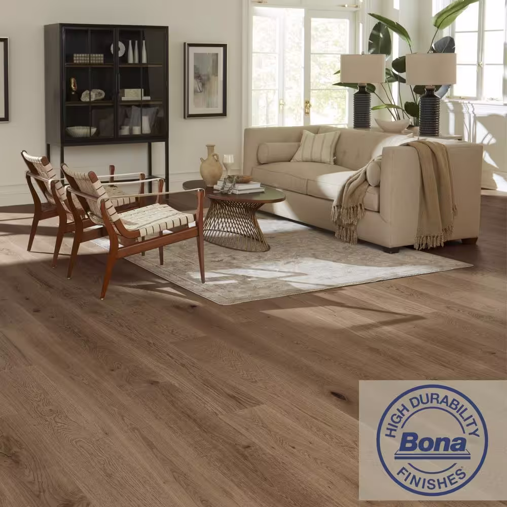 ASPEN FLOORING Durango Hickory 9/16 in. T x 8.66 in. W Water Resistant Wire Brushed Engineered Hardwood Flooring (937.5 sqft/pallet)