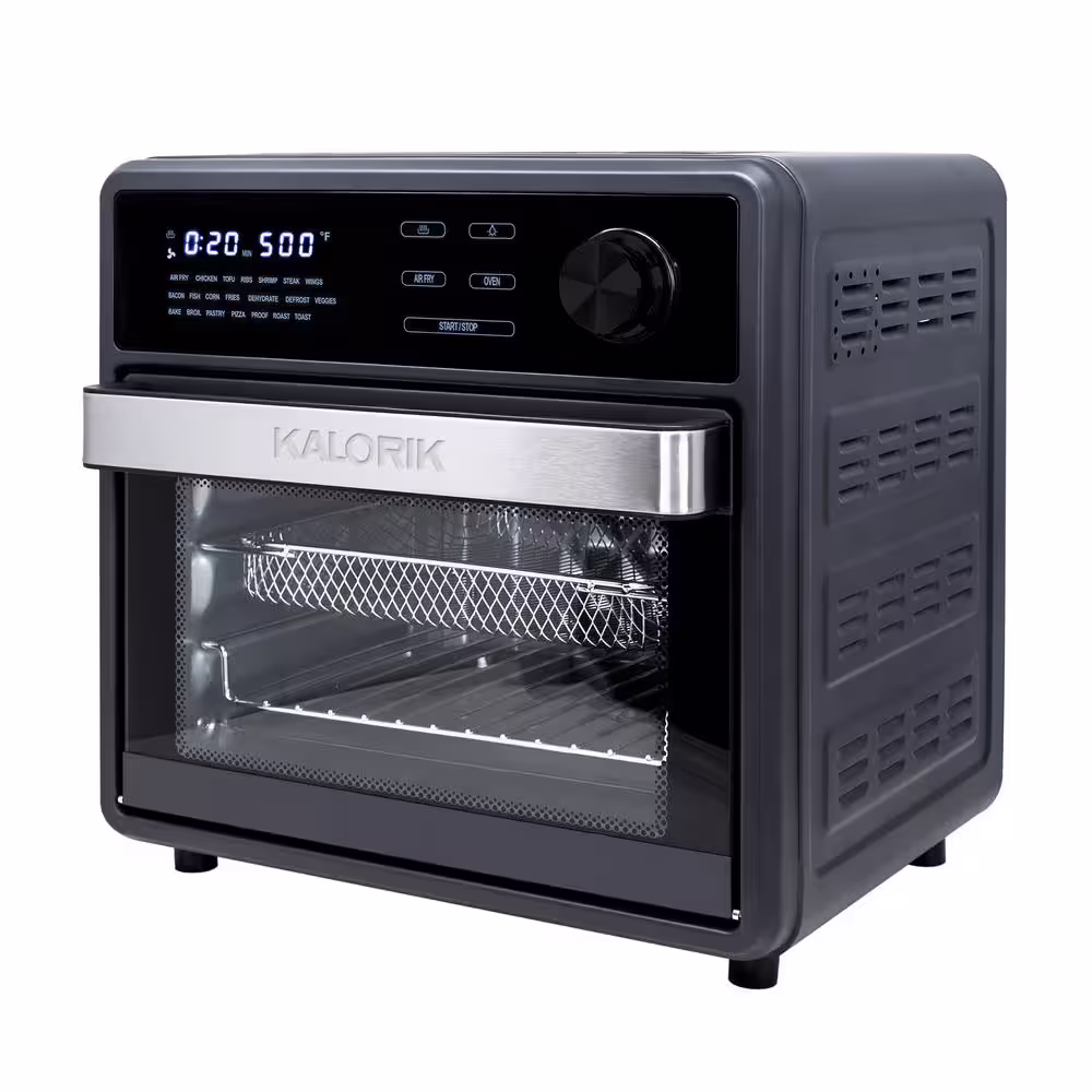 KALORIK MAXX 16 qt. Black Touchscreen Air Fryer Oven