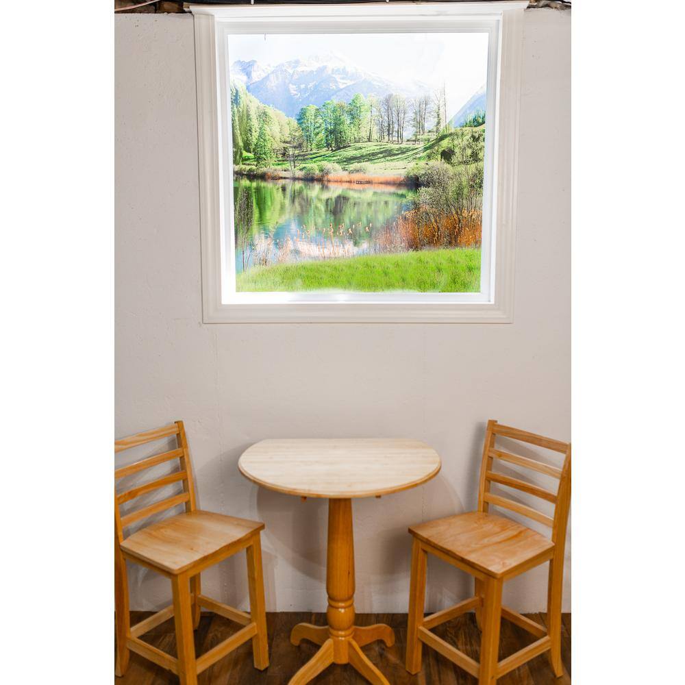 Biggies Ocean View - Weather Proof Scene for Window Wells or Wall Mural - 100 in. x 60 in.