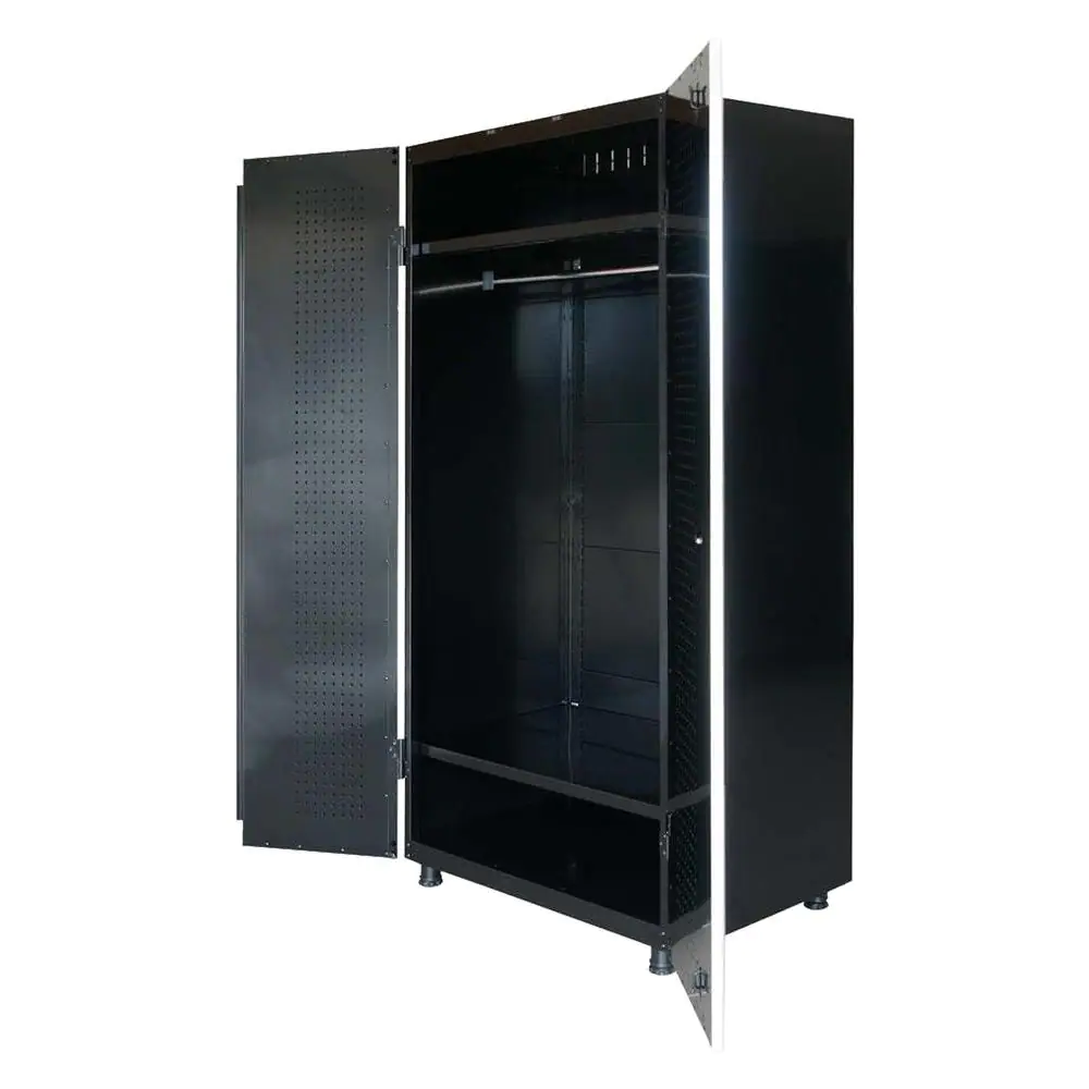 Husky 2-Pack Steel Shelf Set in Black (36 in. W x 21 in. D) for Ready-to-Assemble 36 in. Garage Gear Cabinet